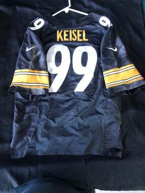 Nike Men's Pittsburgh Steelers Brett Keisel #99 On-Field Elite Jersey with Capta